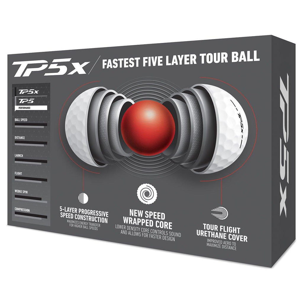 TaylorMade TP5 X 12 Golf Ball Pack