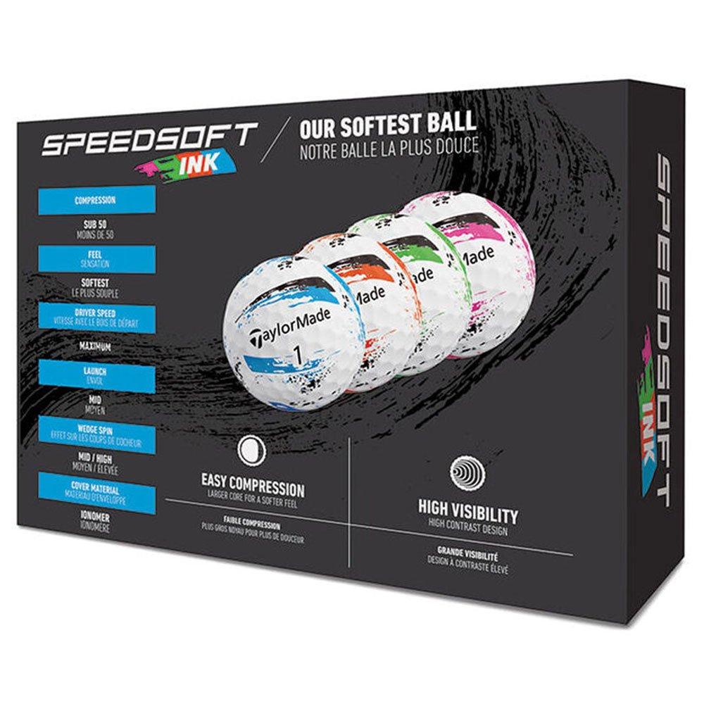 TaylorMade SpeedSoft Ink 12 Golf Ball Pack