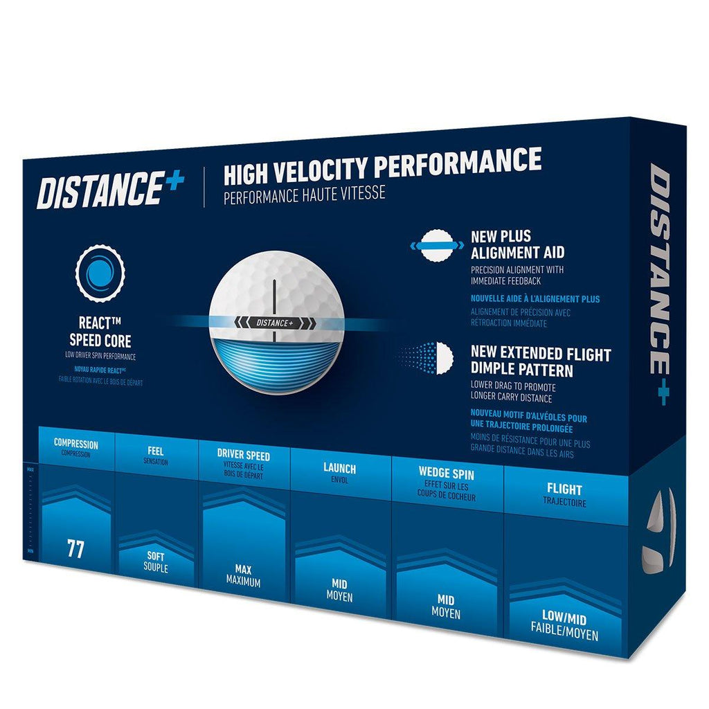 TaylorMade Distance Plus 12 Golf Ball Pack