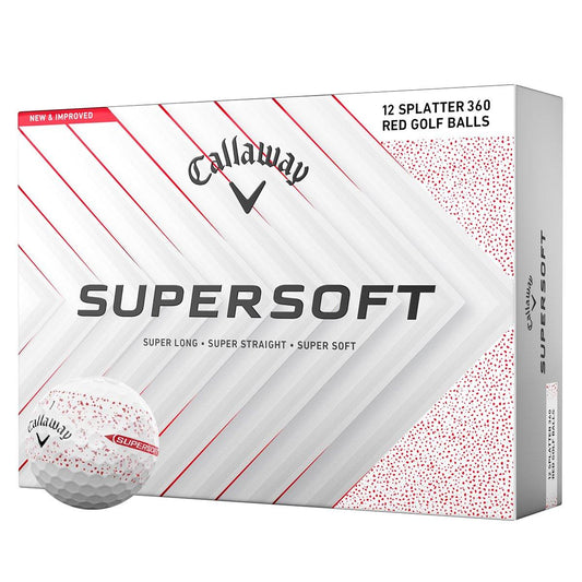 Callaway Supersoft Splatter 12 Golf Ball Pack