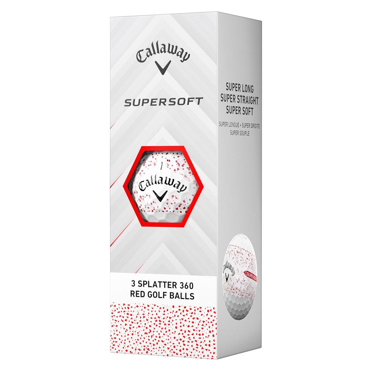 Callaway Supersoft Splatter 12 Golf Ball Pack