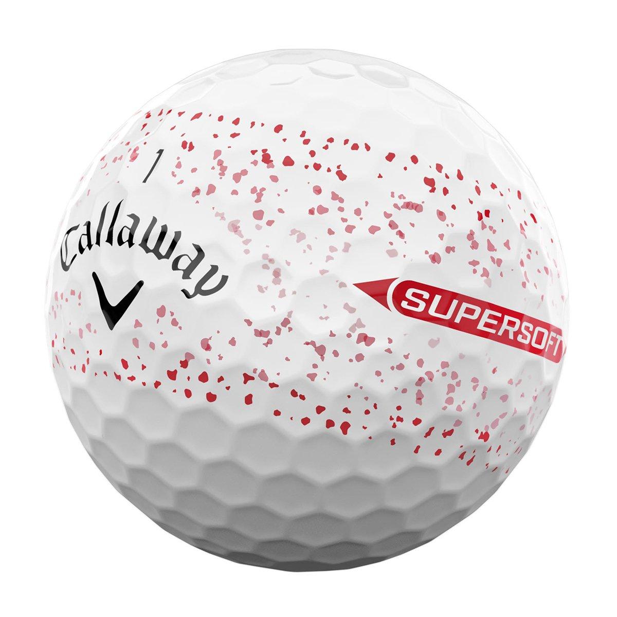 Callaway Supersoft Splatter 12 Golf Ball Pack