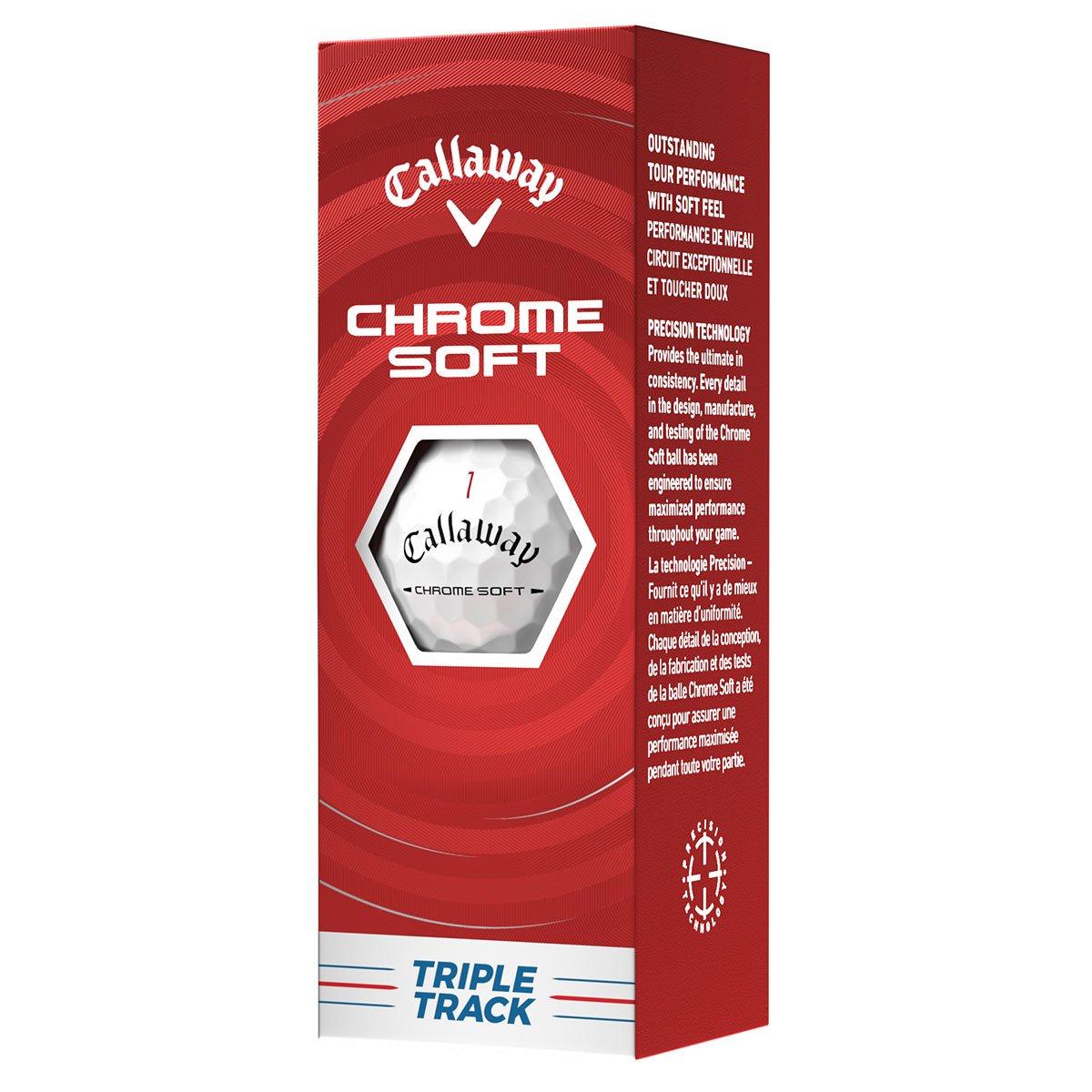 Callaway Chrome Soft Triple Track 12 Golf Ball Pack